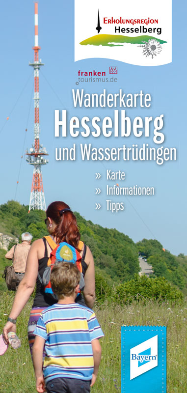 Wanderkarte Hesselberg und Wassertrüdingen